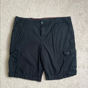 Men's Black Cargo Shorts